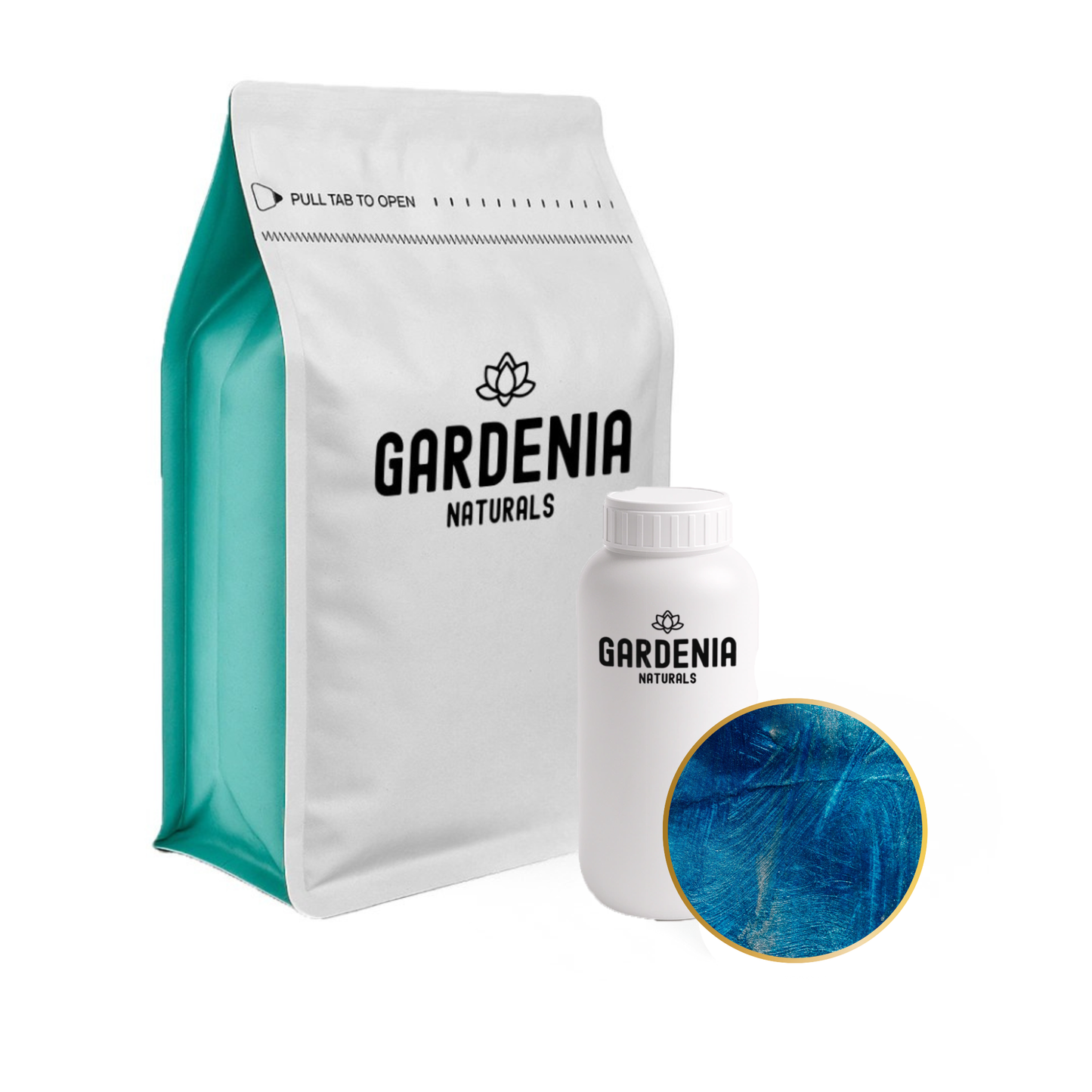 Brilliant Blue C125 Vivid Blue Powder for Sweets Ice Cream Cosmetics - Unscented natural cosmetic base cream for skincare formulations