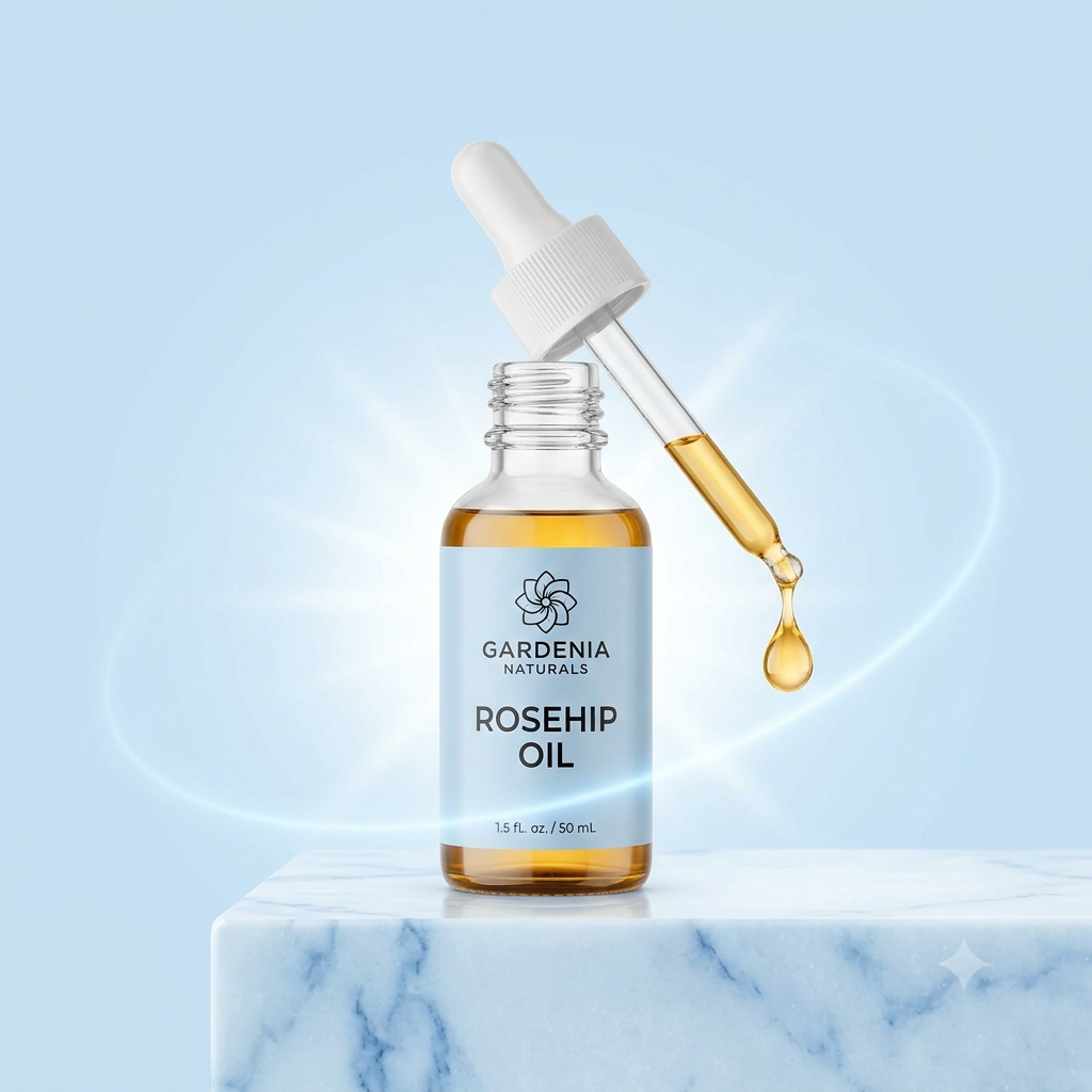Rosehip Oil (Rosa canina) – Pure Cold-Pressed Rosehip Oil for Scars, Stretch Marks & Glow