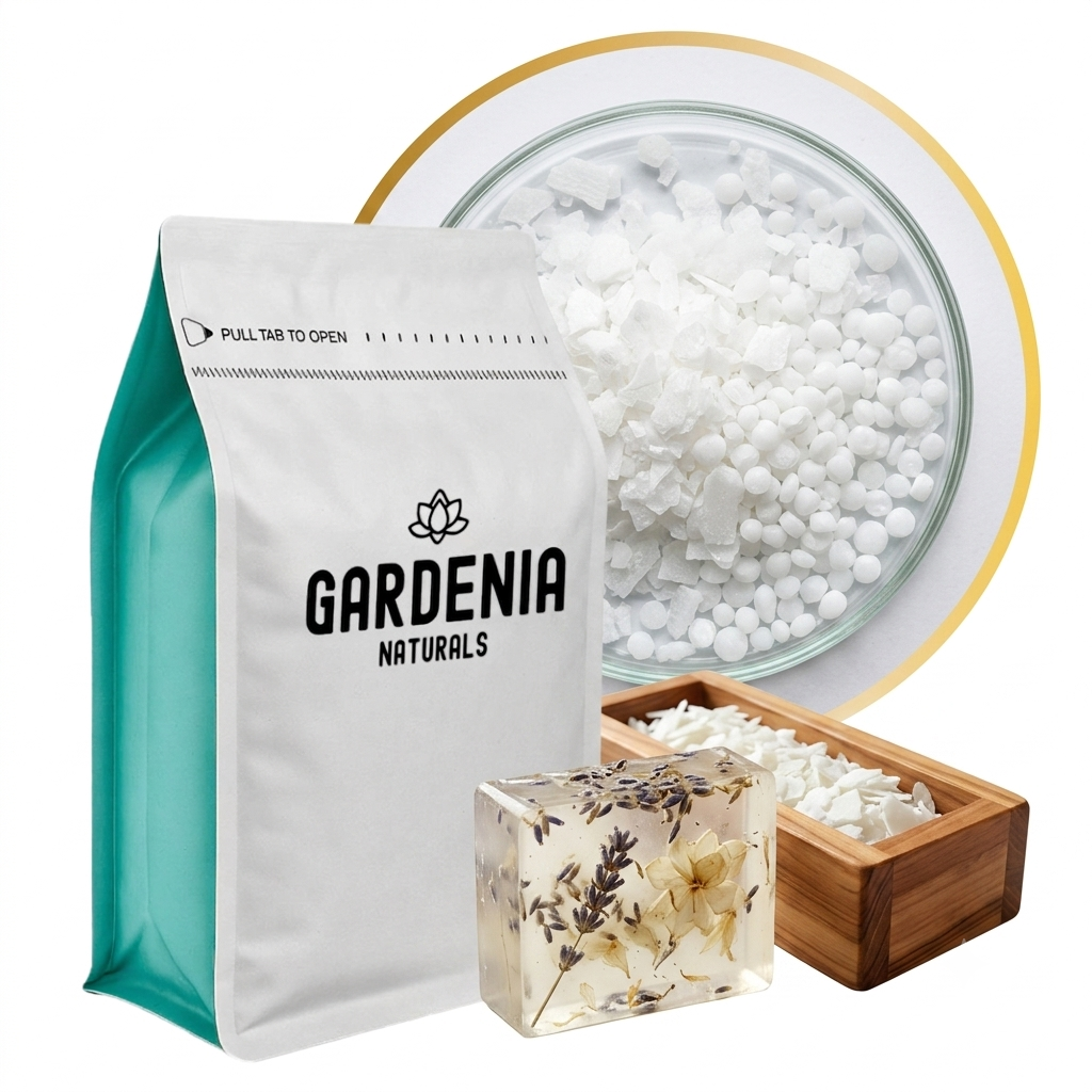 Caustic Soda Sodium Hydroxide HighPurity Lye for Cold Process Soap Making - Natural ingredient for professional and DIY cosmetic use