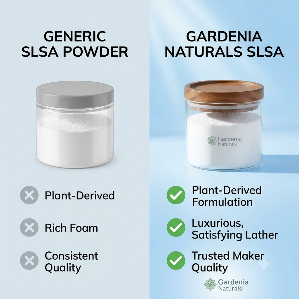 SLSA Sodium Lauryl Sulfoacetate Natural SkinSafe Bubbling Agent for Bath Bombs - Natural ingredient for professional and DIY cosmetic use