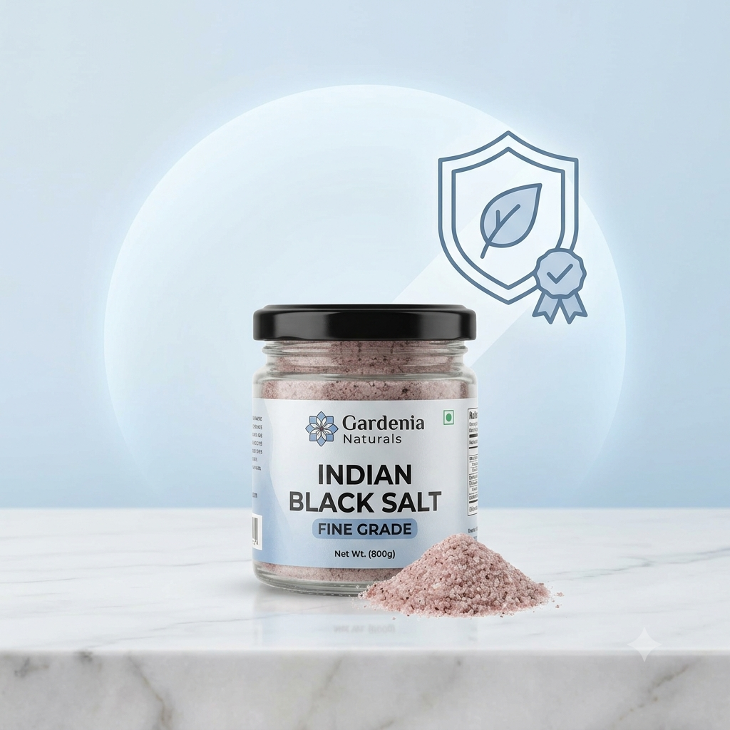 Indian Black Salt Kala Namak Fine Grade SulfurRich Gourmet Salt for Vegan Egg Flavour - Mineral-rich natural bath salt for relaxation and detox