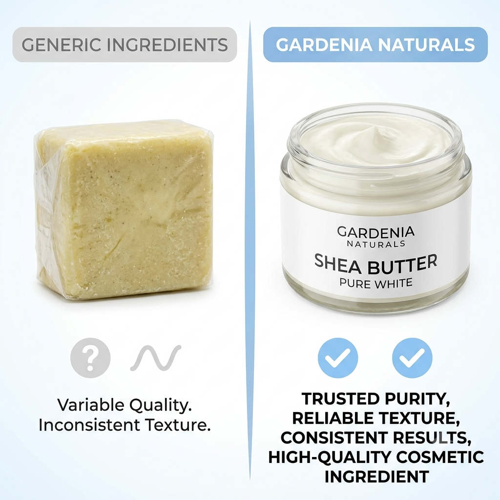 Shea Butter UltraNourishing Raw Emollient for Body Butters Eczema Care - Natural ingredient for professional and DIY cosmetic use