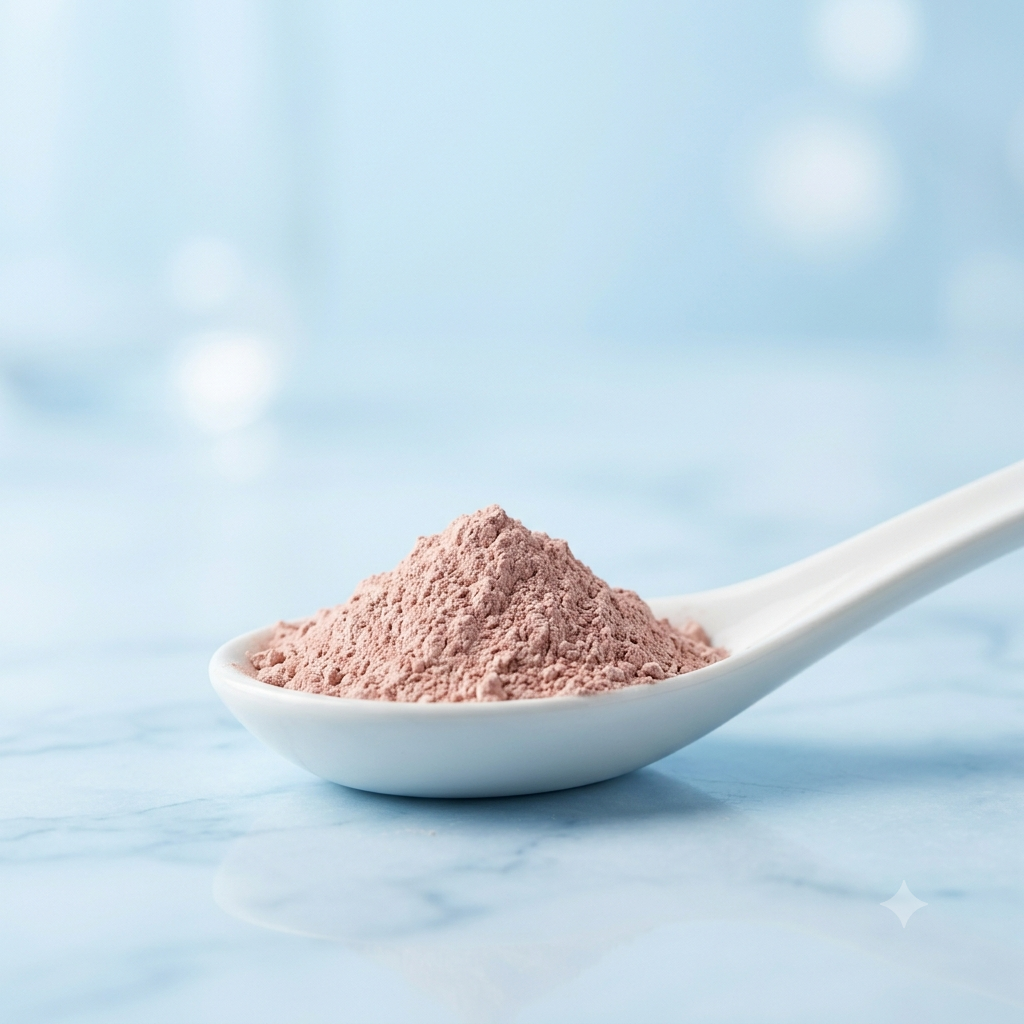 Pink French Clay Gentle Mineral Clay for Sensitive Mature Skin - Natural ingredient for professional and DIY cosmetic use