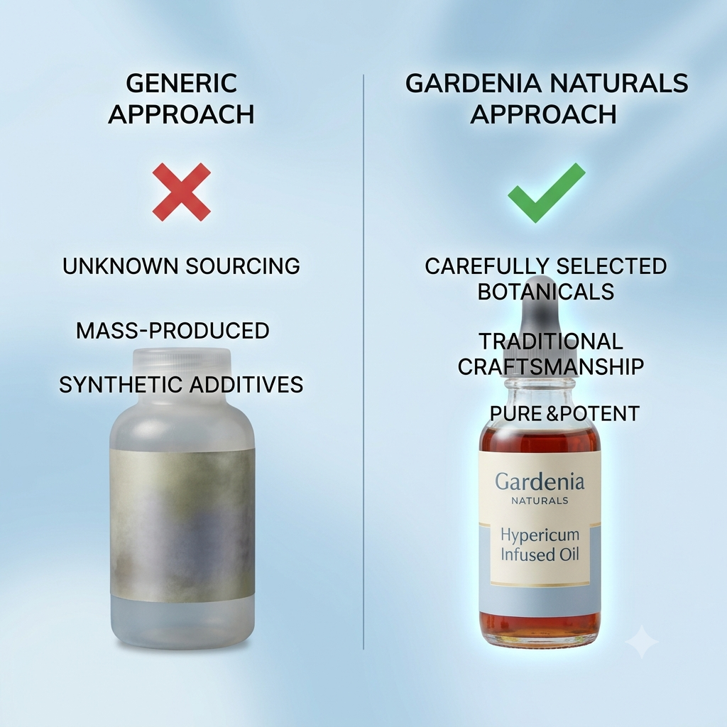 Hypericum Infused Oil – Therapeutic St. John's Wort Infusion for Nerve & Skin Relief