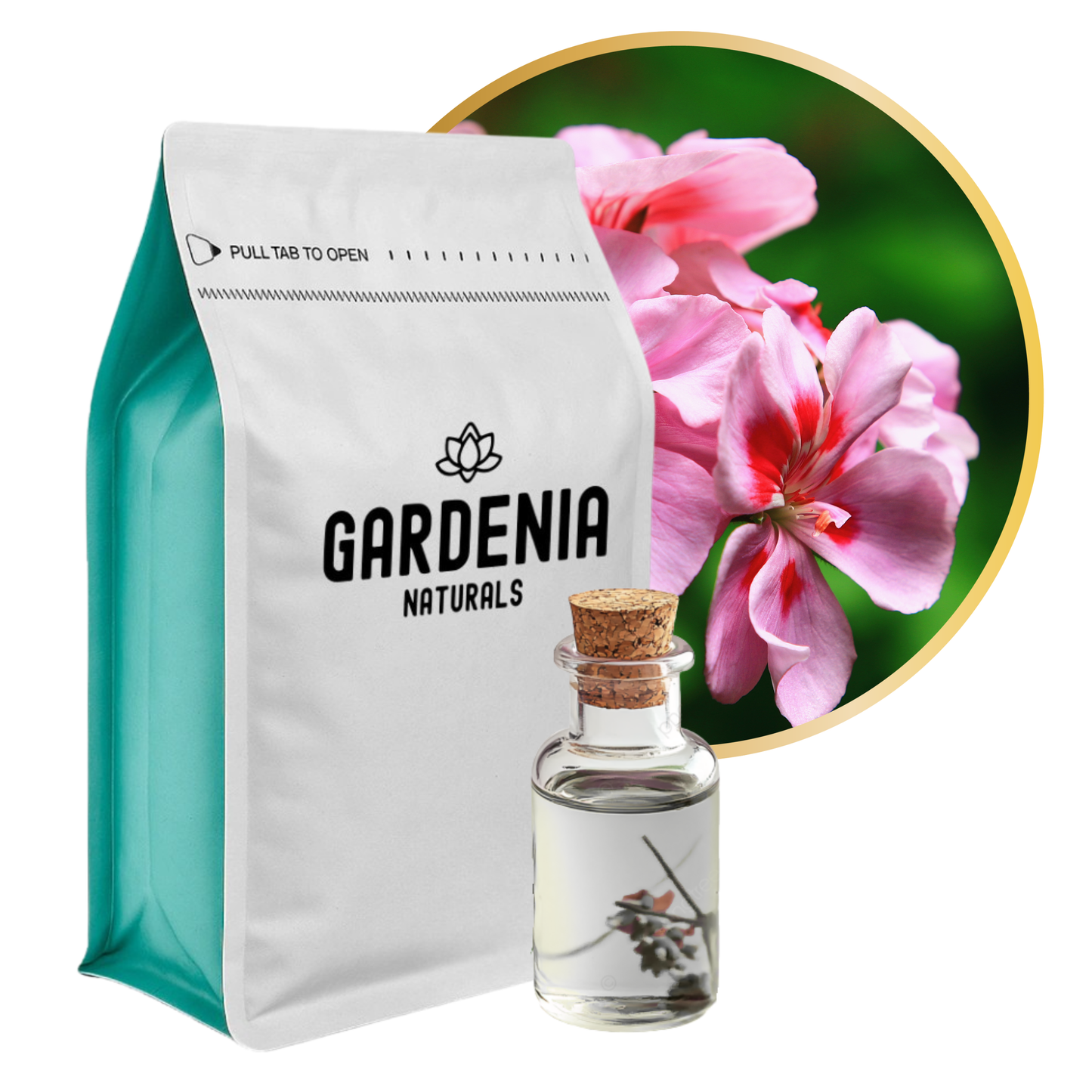 Geranium Water Balancing Geranium Floral Water Hydrosol for Combination Skin - Natural ingredient for professional and DIY cosmetic use