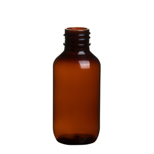 100ml large amber glass bottle without cap for bulk essential oils, room sprays, and apothecary liquid storage.