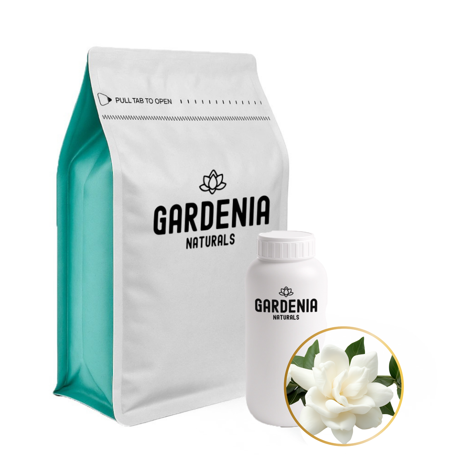 Gardenia Fragrance Classic Intense White Floral Scent for Timeless Elegance - Natural ingredient for professional and DIY cosmetic use