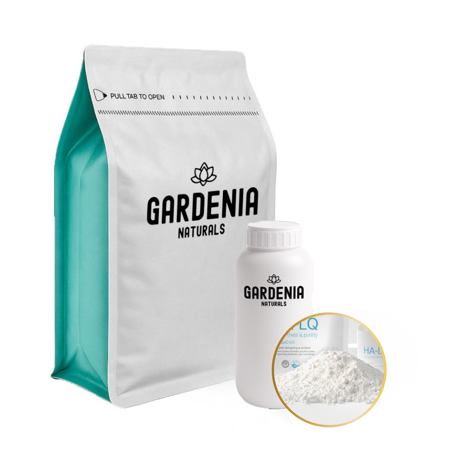 Hyaluronic Acid Hyaluronsan HALQ Intense Hydration Active for AntiAging Serums - Natural ingredient for professional and DIY cosmetic use