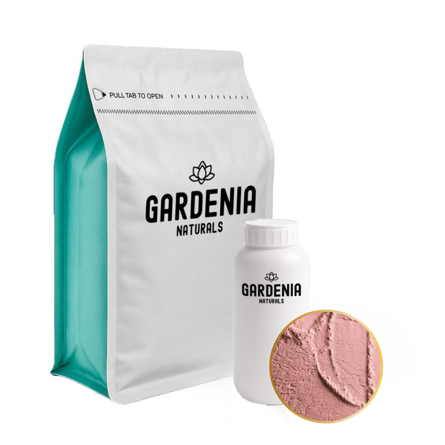 Pink French Clay Gentle Mineral Clay for Sensitive Mature Skin - Natural ingredient for professional and DIY cosmetic use