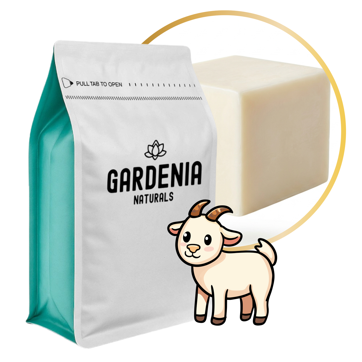 Goats Milk Melt Pour Soap Base Gentle Nourishing Soap Base - Premium melt and pour soap base for DIY soap making