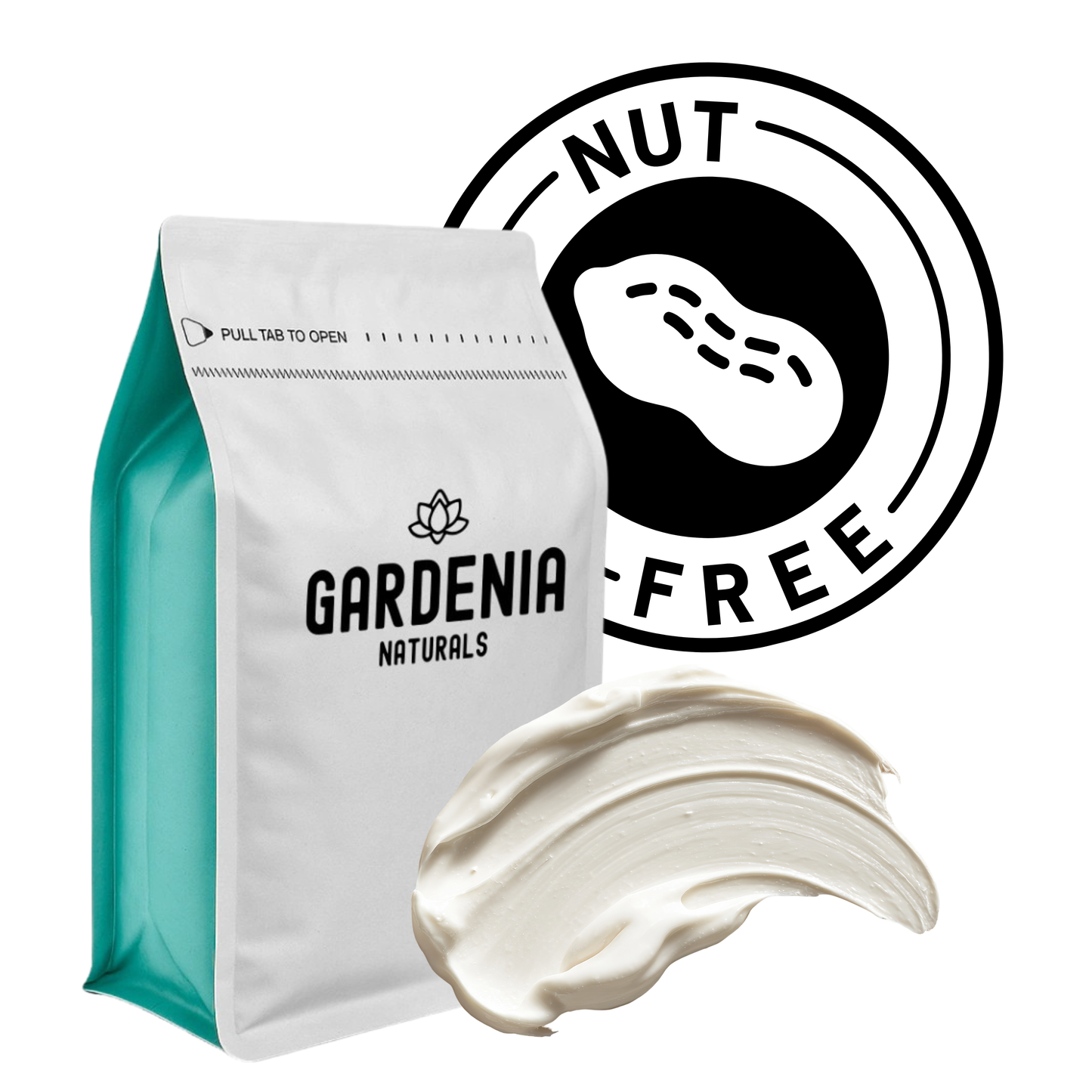 Nut Free Base Cream Vegan Gentle Moisturising Cream Base - Unscented natural cosmetic base cream for skincare formulations