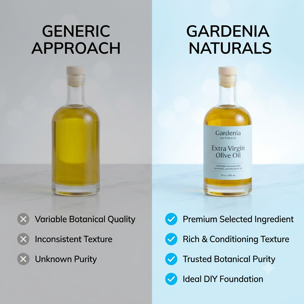 Olive Extra Virgin Oil (Olea europaea) – Premium Cold-Pressed Extra Virgin Olive Oil for Rich Skincare