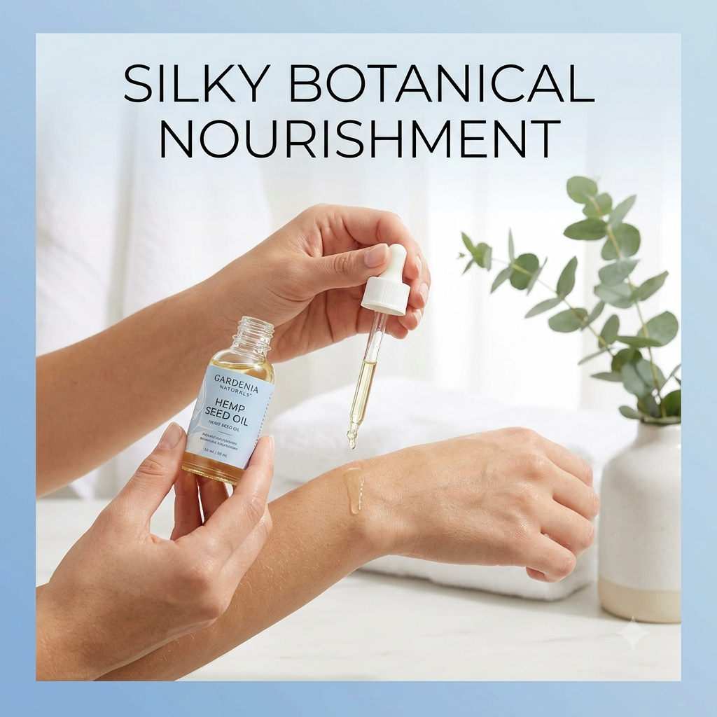 Hemp Seed Oil – Nutrient-Dense Hemp Seed Oil for Calming Redness & Skin Nutrition