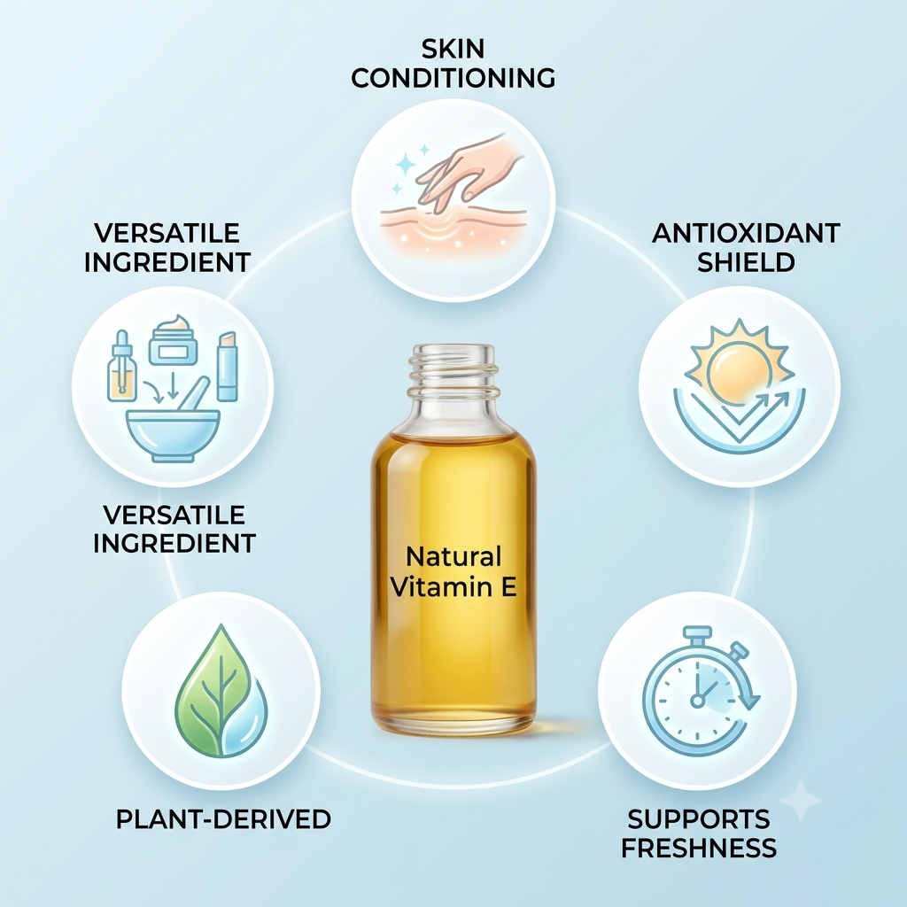 Vitamin E Natural 70 Mixed Tocopherol Premium Oil Stabilizer Skin Nutrient - Pure natural carrier oil for skincare and aromatherapy