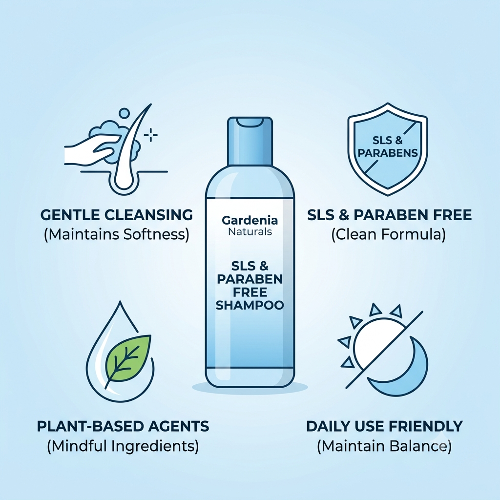 Shampoo SLS Paraben Free - SLS and Paraben free hair care base for sensitive scalp