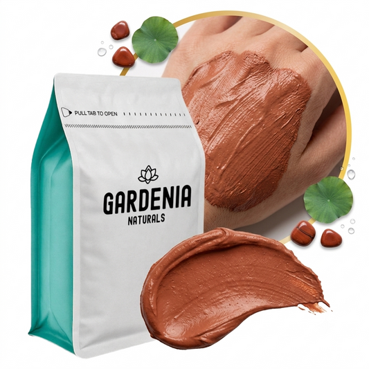 Red French Clay Revitalizing Mineral Clay for Dull Skin Hair Masks - Natural ingredient for professional and DIY cosmetic use