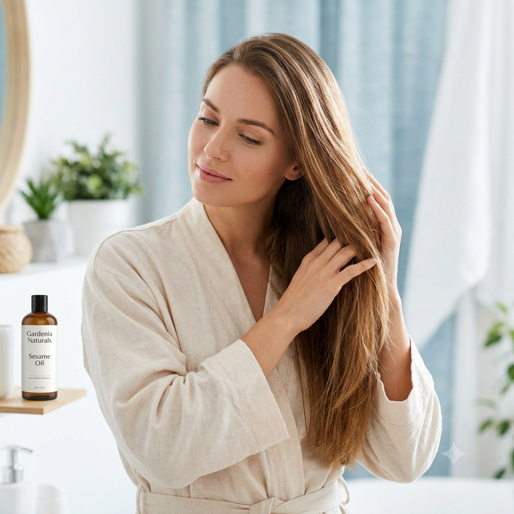 Sesame Oil (Sesamum indicum) – Warming Sesame Seed Oil for Ayurvedic Massage & Skin Protection