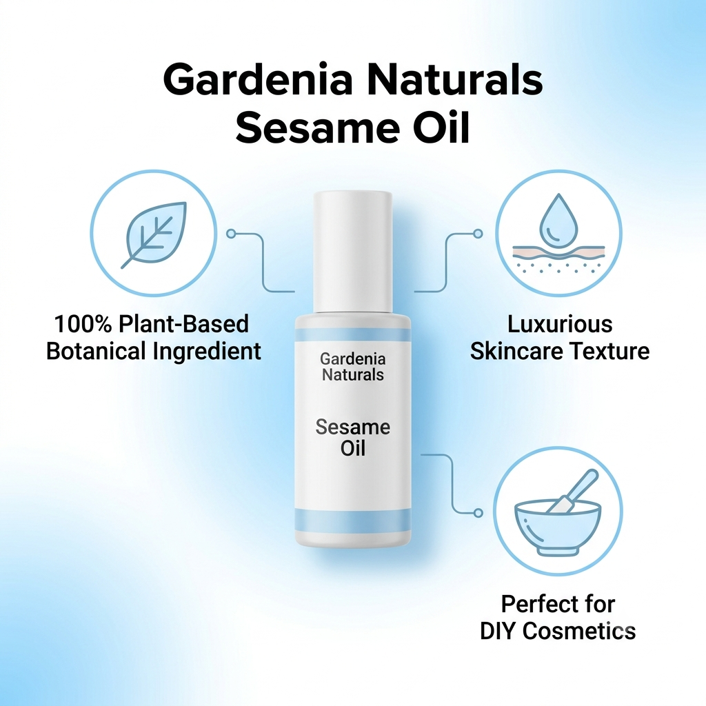 Sesame Oil (Sesamum indicum) – Warming Sesame Seed Oil for Ayurvedic Massage & Skin Protection