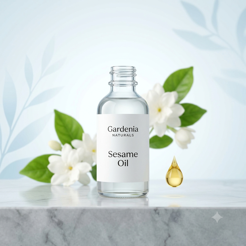 Sesame Oil (Sesamum indicum) – Warming Sesame Seed Oil for Ayurvedic Massage & Skin Protection