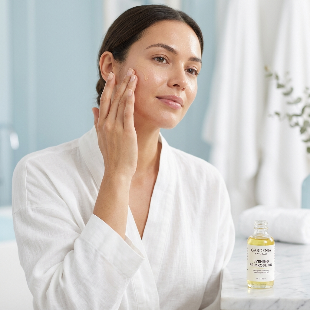 Evening Primrose Oil (Oenothera biennis) – Omega-6 Rich Evening Primrose Oil for Hormonal Skin Balance