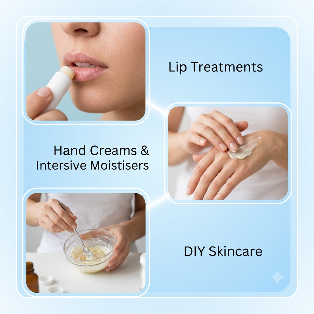 Lanolin Anhydrous UltraHydrating USP Grade for Nipple Balms Dry Skin - Natural ingredient for professional and DIY cosmetic use