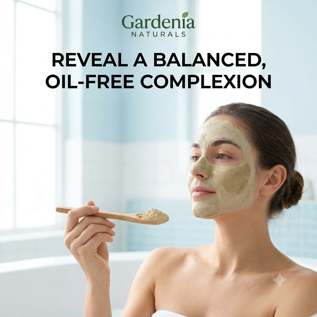 Fullers Earth Clay Deep Cleansing Clay for Oily Skin Brightening - Pure natural carrier oil for skincare and aromatherapy