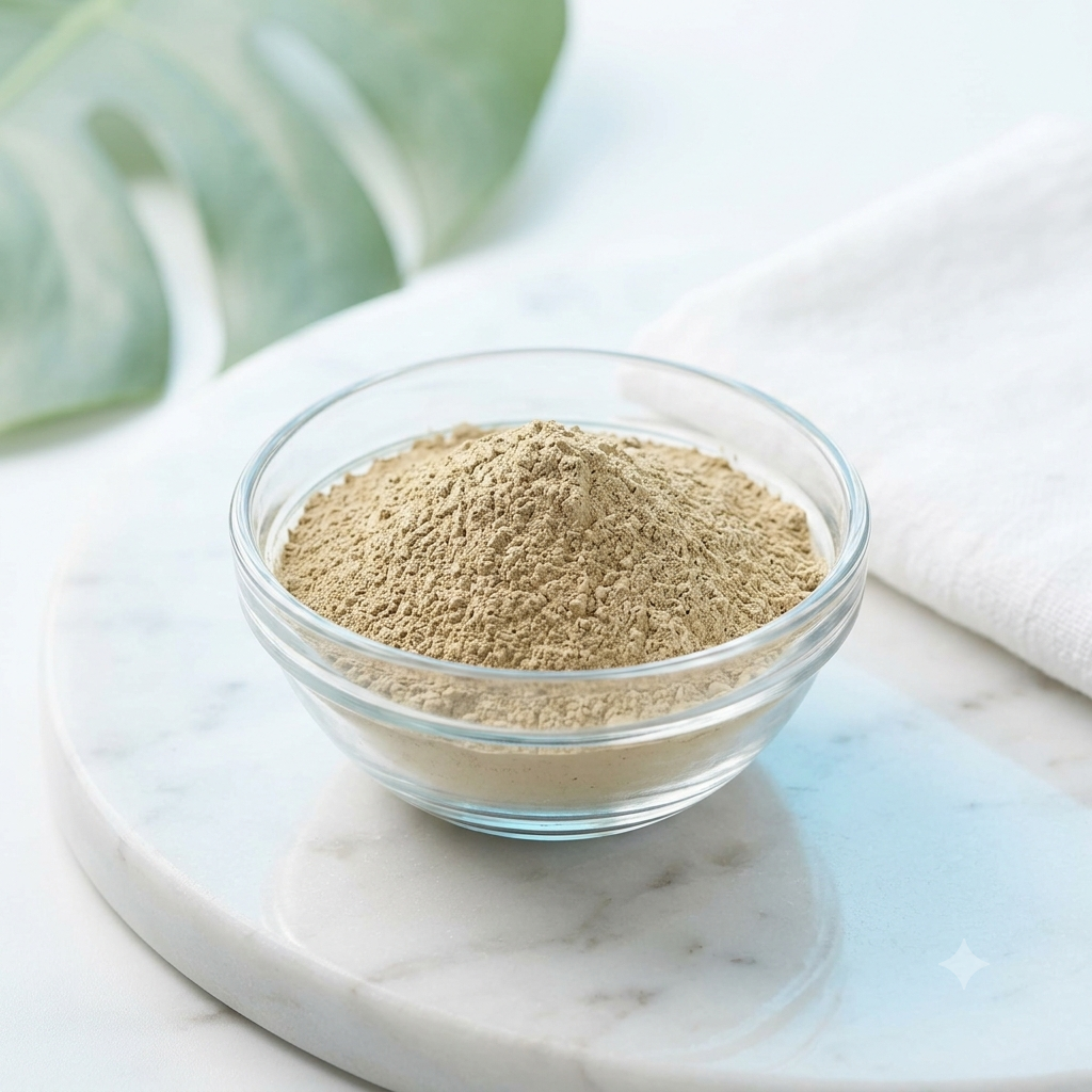 Fullers Earth Clay Deep Cleansing Clay for Oily Skin Brightening - Pure natural carrier oil for skincare and aromatherapy