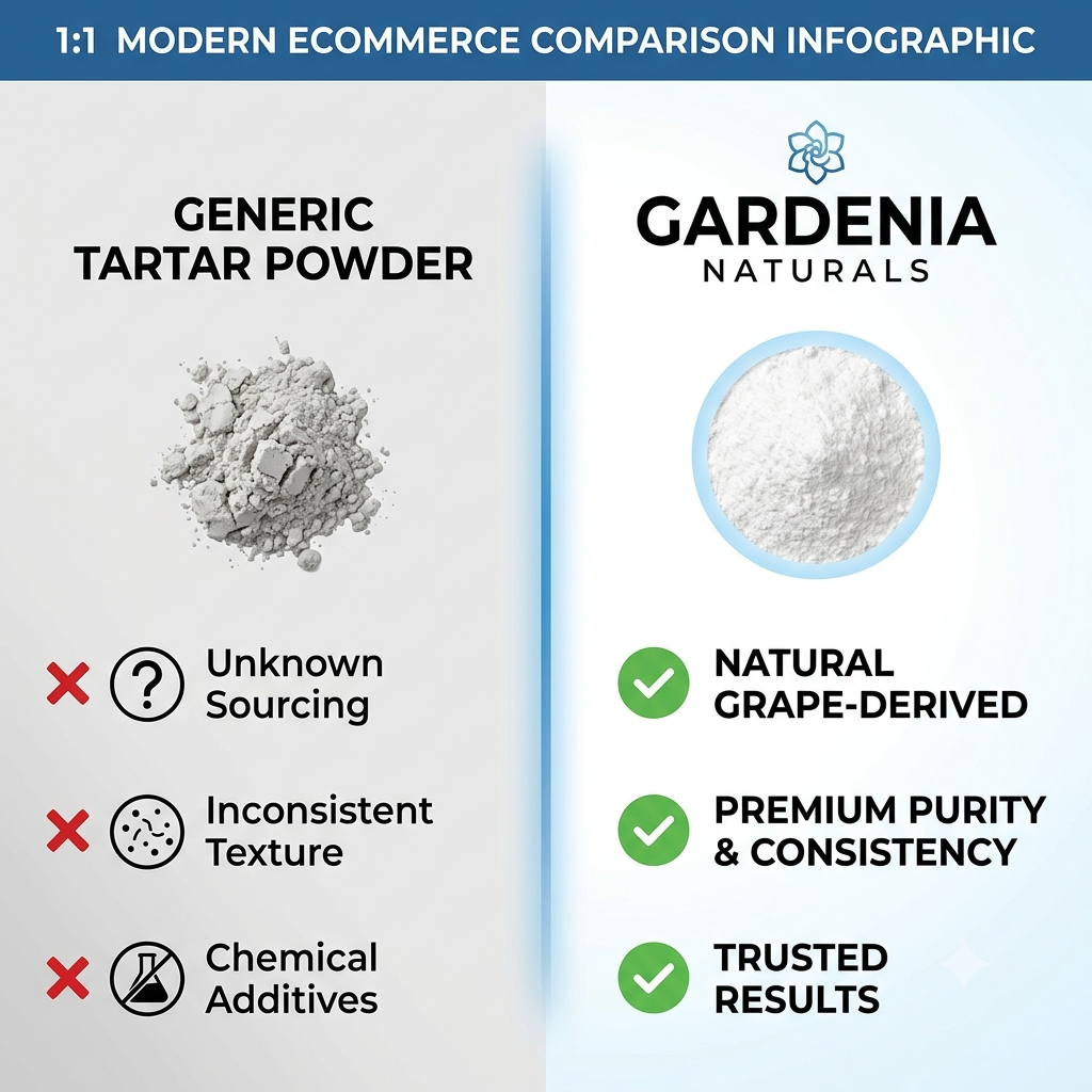 Cream of Tartar Natural Bath Bomb Hardener Baking Aid - Unscented natural cosmetic base cream for skincare formulations