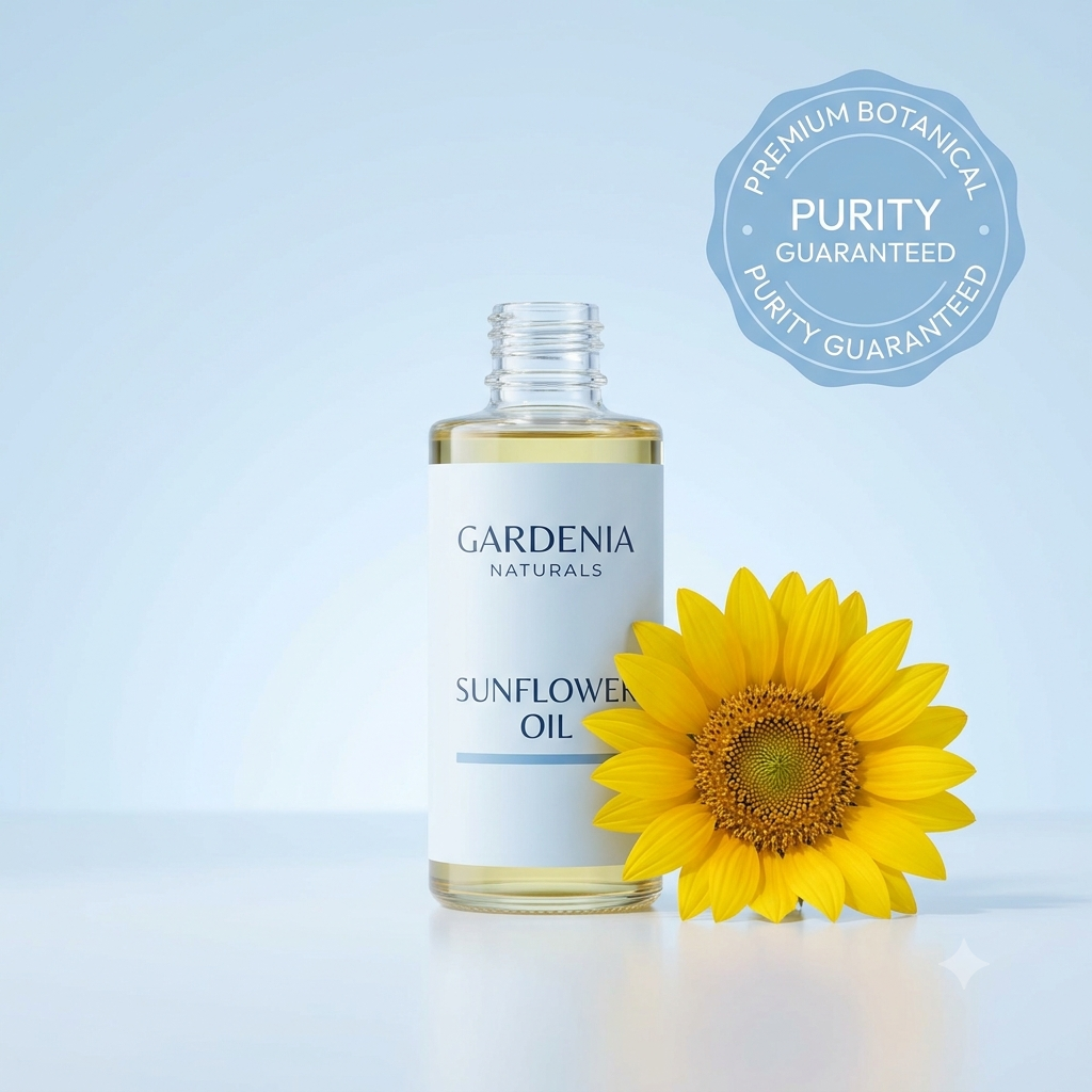 Sunflower Oil (Helianthus annus) – Multipurpose Sunflower Oil for Healing Balms & Infusions