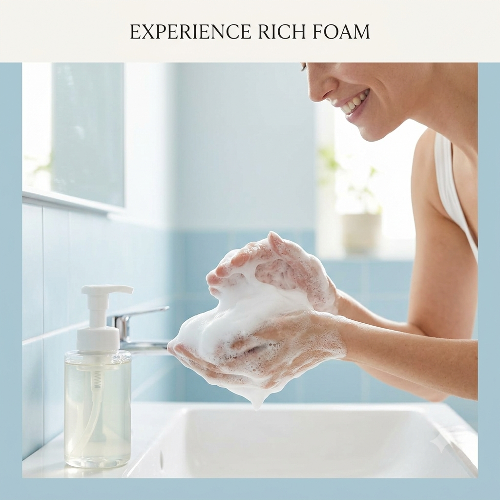 SLES Sodium Lauryl Ether Sulphate HighFoam Liquid Surfactant for Body Wash Soap - Natural ingredient for professional and DIY cosmetic use