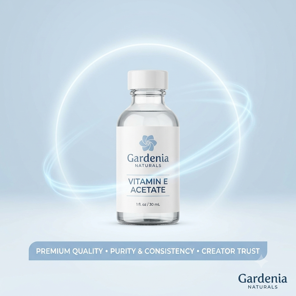 Vitamin E Acetate Stable Antioxidant Active for Skincare - Natural ingredient for professional and DIY cosmetic use