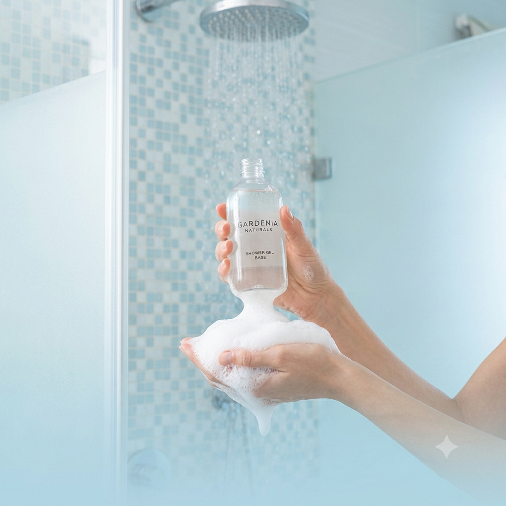 Shower Gel Natural Unscented Gentle Cleansing Base - Natural ingredient for professional and DIY cosmetic use