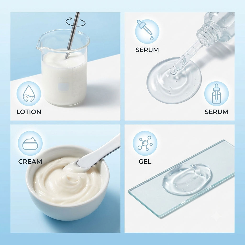 Xanthan Gum Natural Vegan Thickener Stabilizer for Gels Creams - Unscented natural cosmetic base cream for skincare formulations