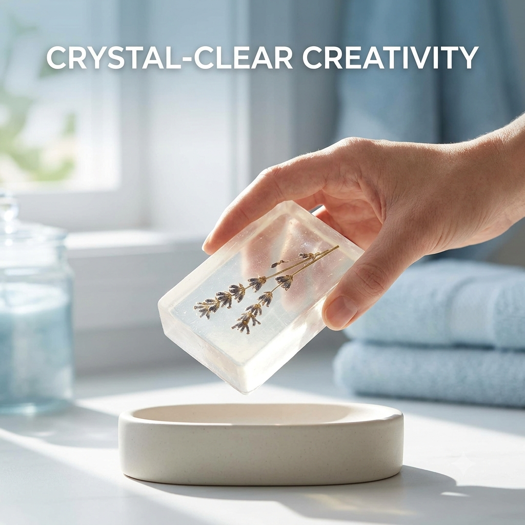Clear Melt Pour Soap Base Crystal Vegetablebased Soap - Premium melt and pour soap base for DIY soap making