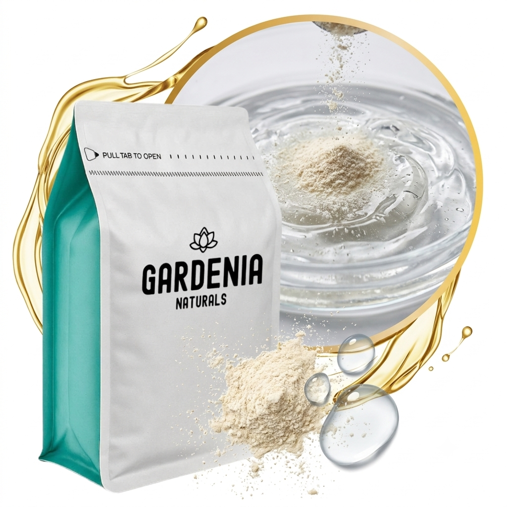 Guar Gum PlantBased Thickener Stabilizer for Food Cosmetics - Natural ingredient for professional and DIY cosmetic use