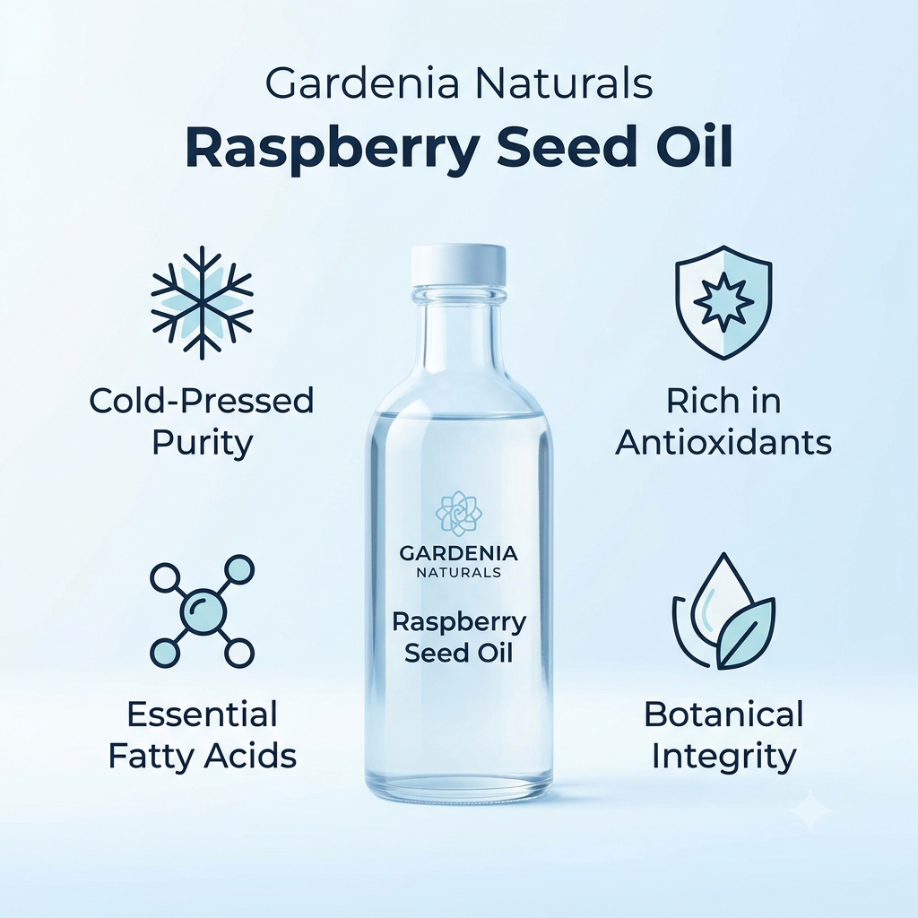 Raspberry Seed Oil (Rubus idaeus) – Premium Red Raspberry Seed Oil for Antioxidant Skin Support