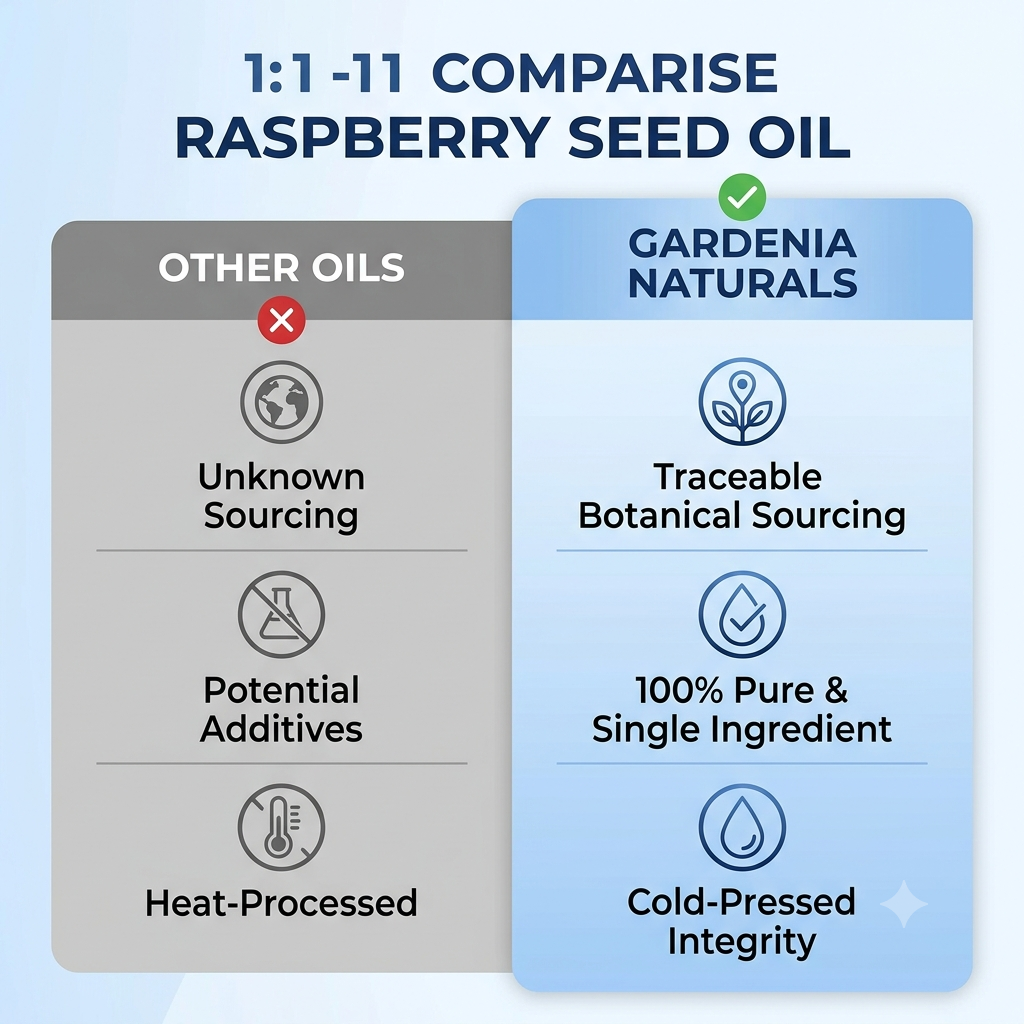 Raspberry Seed Oil (Rubus idaeus) – Premium Red Raspberry Seed Oil for Antioxidant Skin Support