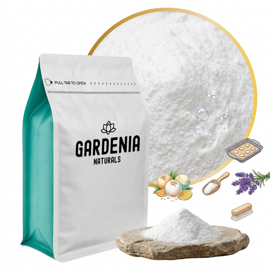 Sodium Bicarbonate FoodGrade Baking Soda for Bath Bombs Cleaning - Natural ingredient for professional and DIY cosmetic use