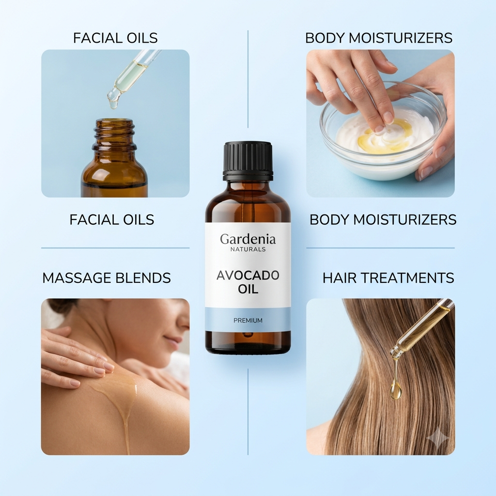 Avocado Virgin Oil (Persea americana) – Nutrient-Rich Virgin Avocado Oil for Intense Skin Repair