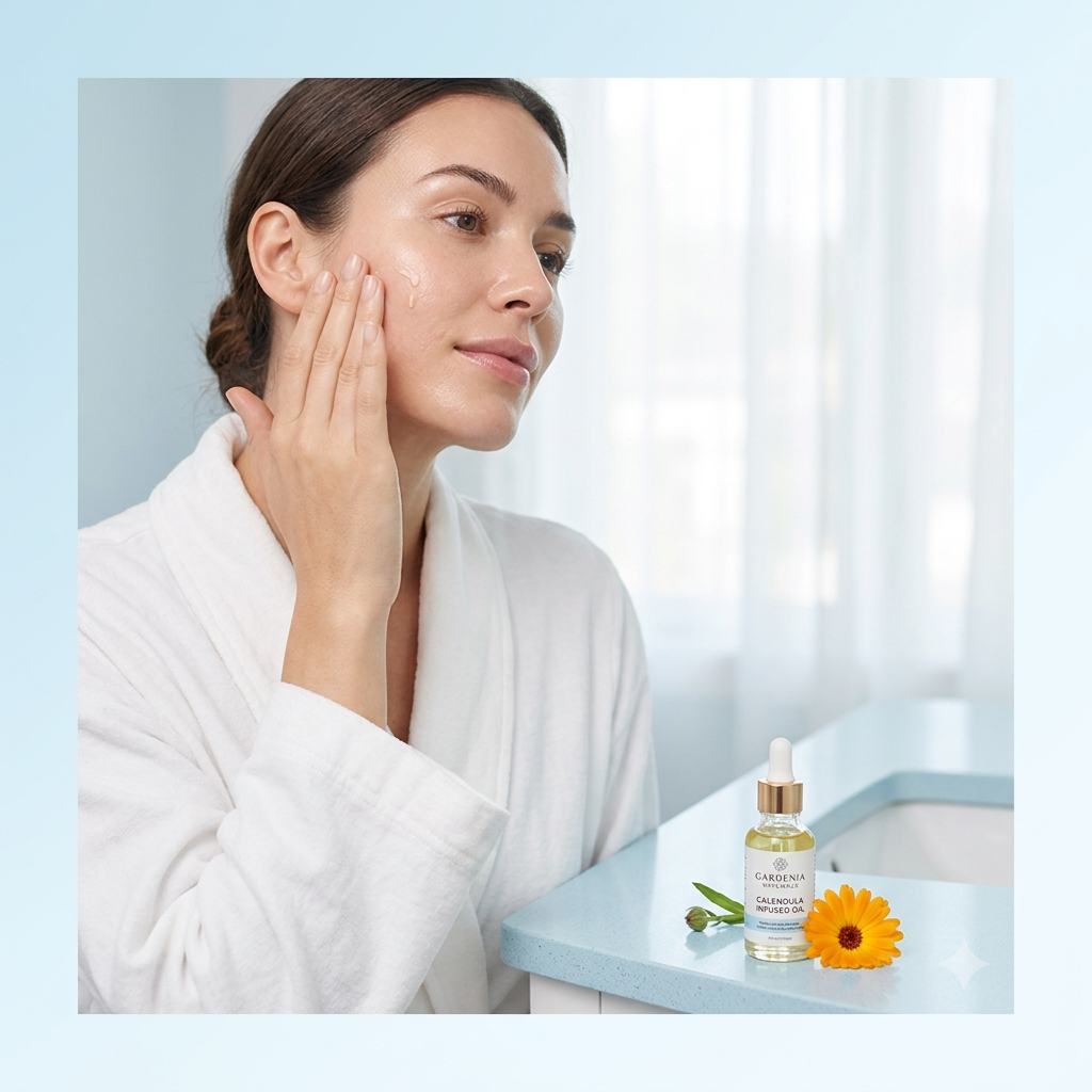 Calendula Infused Oil – Gentle Calendula Flower Infusion for Soothing Irritated Skin