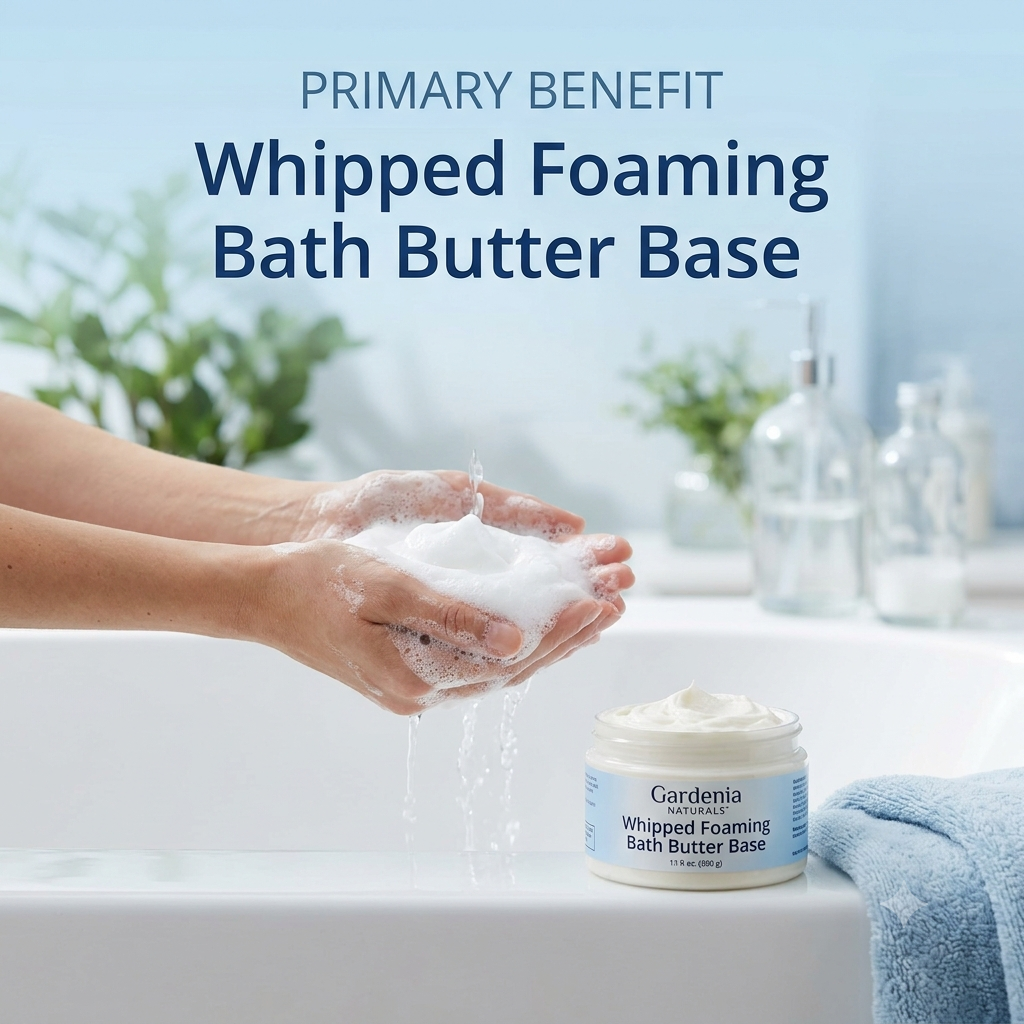 Foaming Bath Butter Mild Nourishing - Natural ingredient for professional and DIY cosmetic use