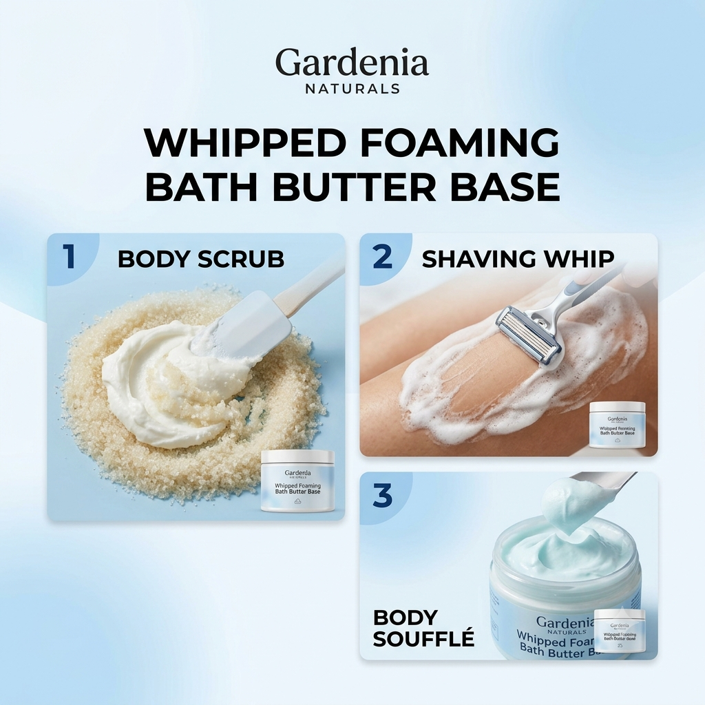 Foaming Bath Butter Mild Nourishing - Natural ingredient for professional and DIY cosmetic use