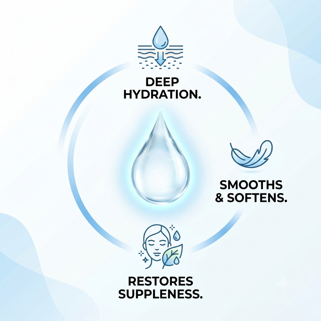 Hyaluronic Acid Hyaluronsan HALQ Intense Hydration Active for AntiAging Serums - Natural ingredient for professional and DIY cosmetic use