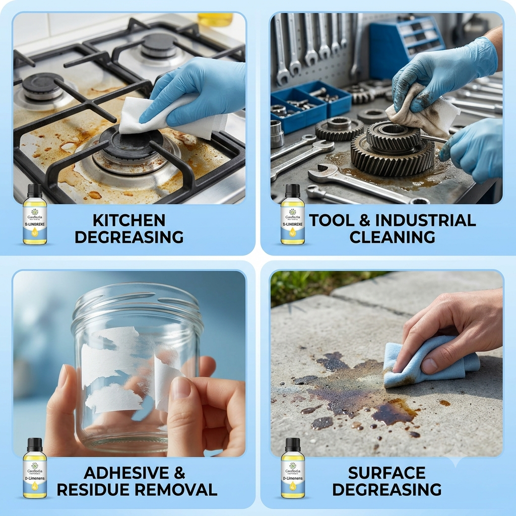 dLimonene Natural Orange Solvent Degreaser for Cleaning Aromatherapy - Natural ingredient for professional and DIY cosmetic use