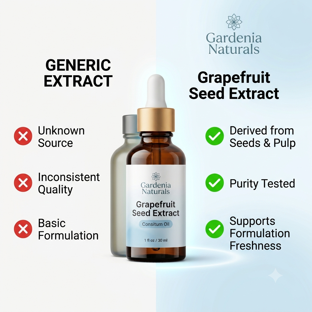 Grapefruit Seed Extract Natural Antioxidant Botanical Booster for Cosmetics - Natural ingredient for professional and DIY cosmetic use