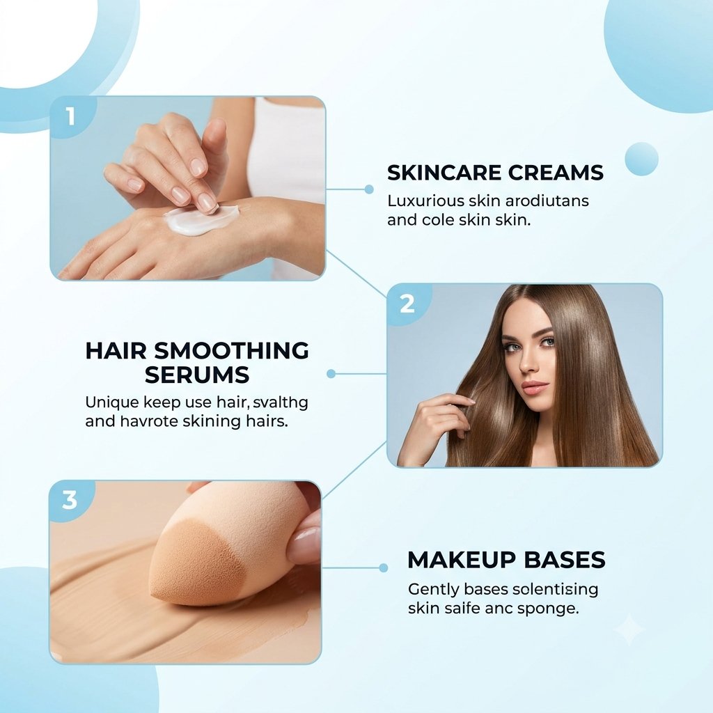 Dimethicone 350 SkinProtecting Cosmetic Silicone for Smooth Creams Lotions - Unscented natural cosmetic base cream for skincare formulations