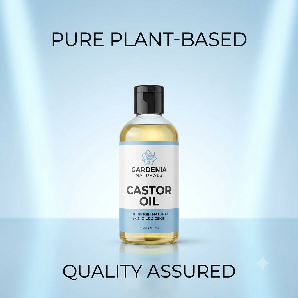 Castor Oil (Ricinus communis) – Thick Strengthening Castor Oil for Lashes, Brows & Hair Growth