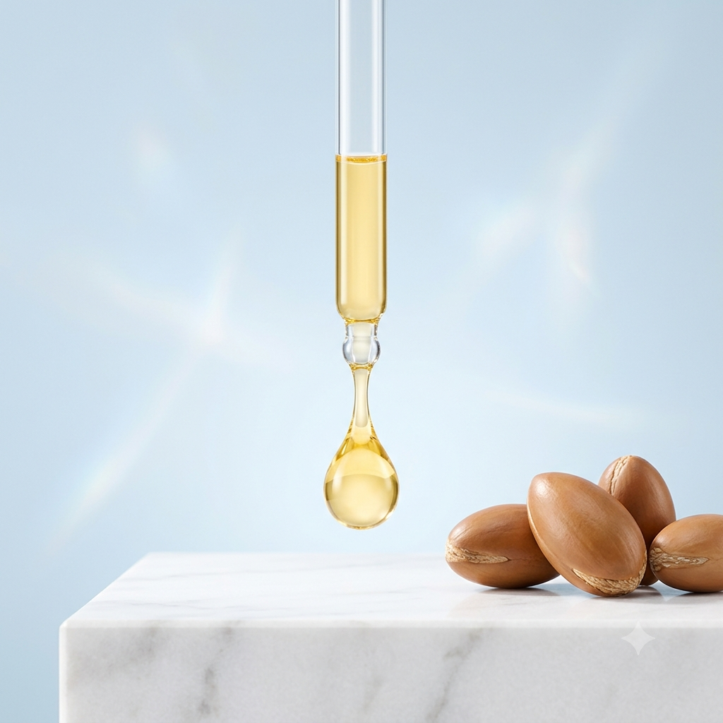 Argan Virgin Oil (Argania spinosa) – Pure Cold-Pressed Virgin Argan Oil for Hair, Skin & Nails