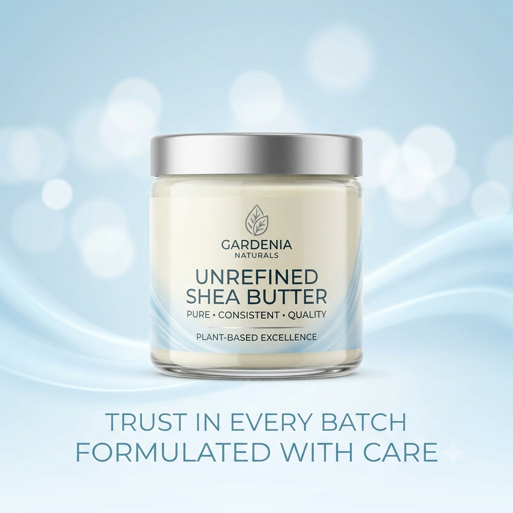 Unrefined Shea Butter Organic Raw FairTrade Nutty Emollient for Intense Healing - Natural ingredient for professional and DIY cosmetic use