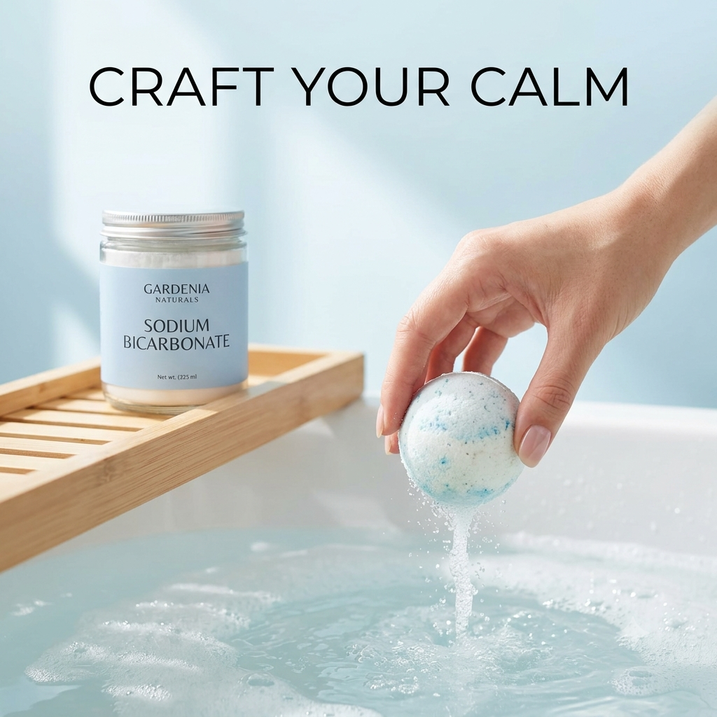 Sodium Bicarbonate FoodGrade Baking Soda for Bath Bombs Cleaning - Natural ingredient for professional and DIY cosmetic use